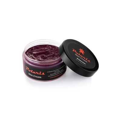 Leather Shoe Polish Cream - Burgundy (60gm)