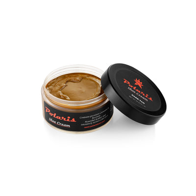 Leather Shoe Polish Cream - Dark Tan (60gm)