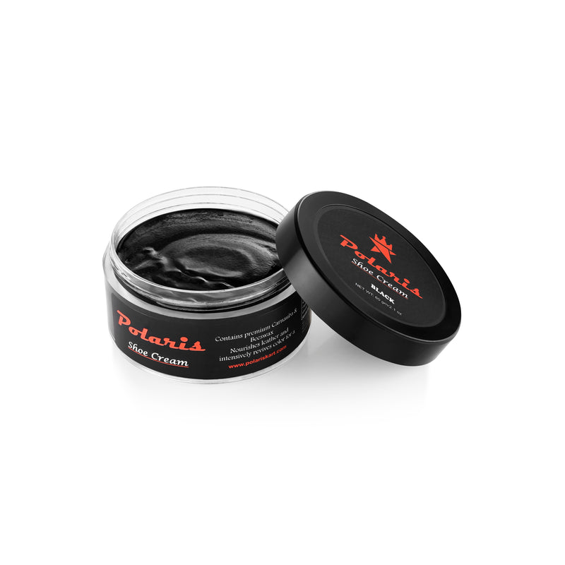 Leather Shoe Polish Cream - Black (60gm)