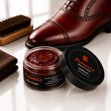 Leather Shoe Polish Cream - Mahogany (60gm) POLARIS