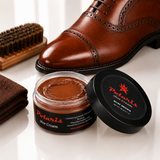 Leather Shoe Polish Cream - Rust Brown (60gm) POLARIS