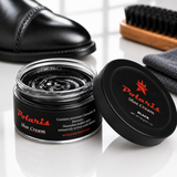 Leather Shoe Polish Cream - Black (60gm) POLARIS
