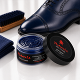 Leather Shoe Polish Cream - Navy Blue (60gm) POLARIS