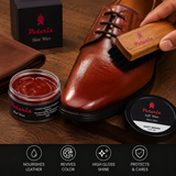 Leather Shoe Polish/Wax - Rust Brown (55 gm)