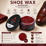 Leather Shoe Polish/Wax - Mahogany (55 gm)