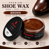 Leather Shoe Polish/Wax - Brown (55 gm)