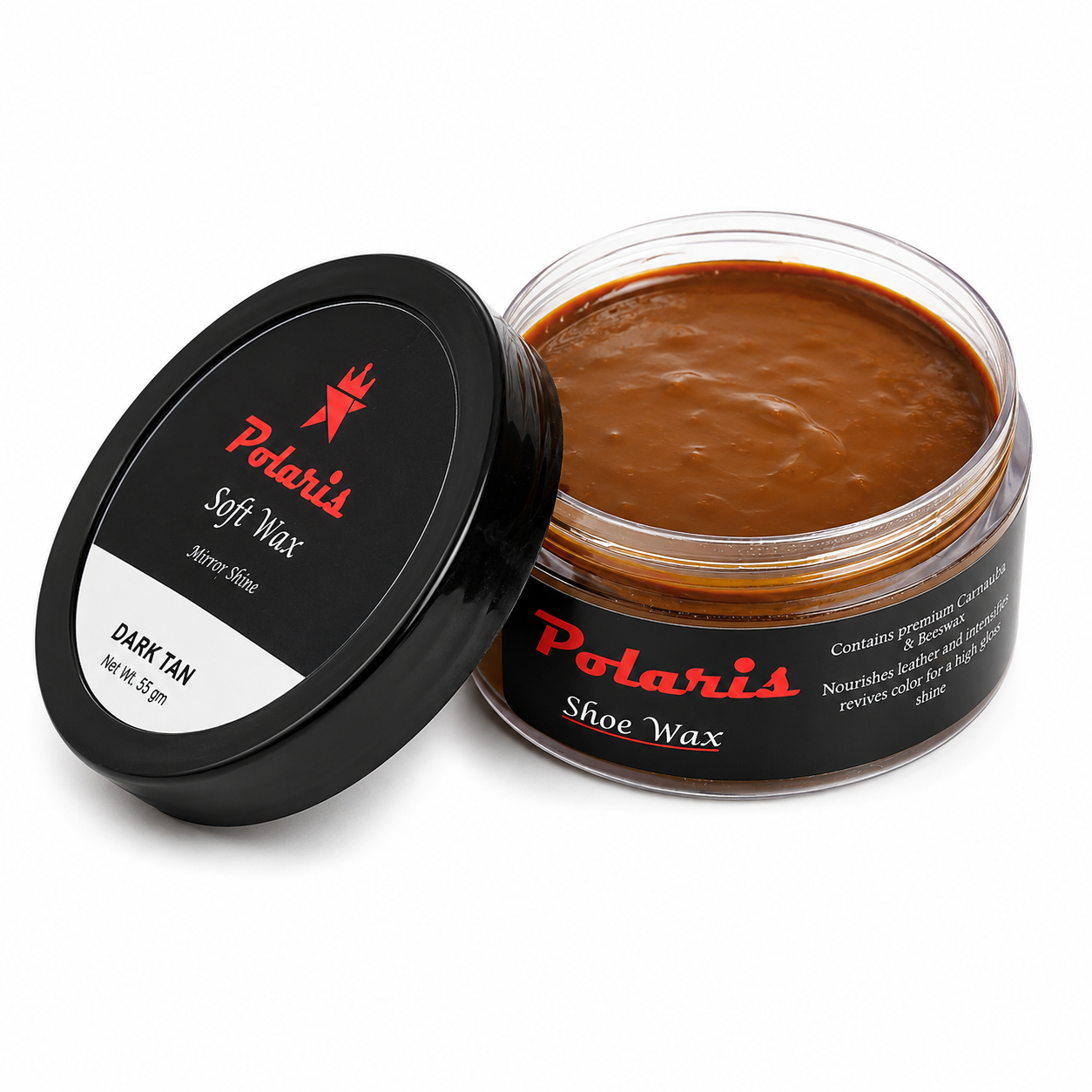 Leather Shoe Polish/Wax - Dark Tan (55 gm)