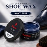 Leather Shoe Polish/Wax - Navy Blue (55 gm)