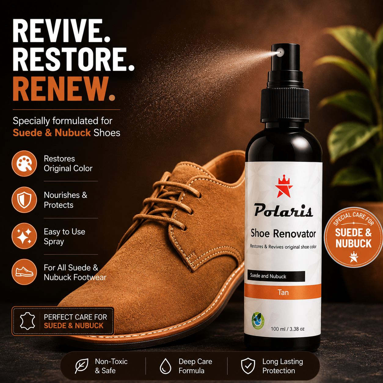 Shoe Renovator | Color Reviver- Tan (100ml)