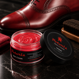Leather Shoe Polish Cream - Cherry (60gm) POLARIS