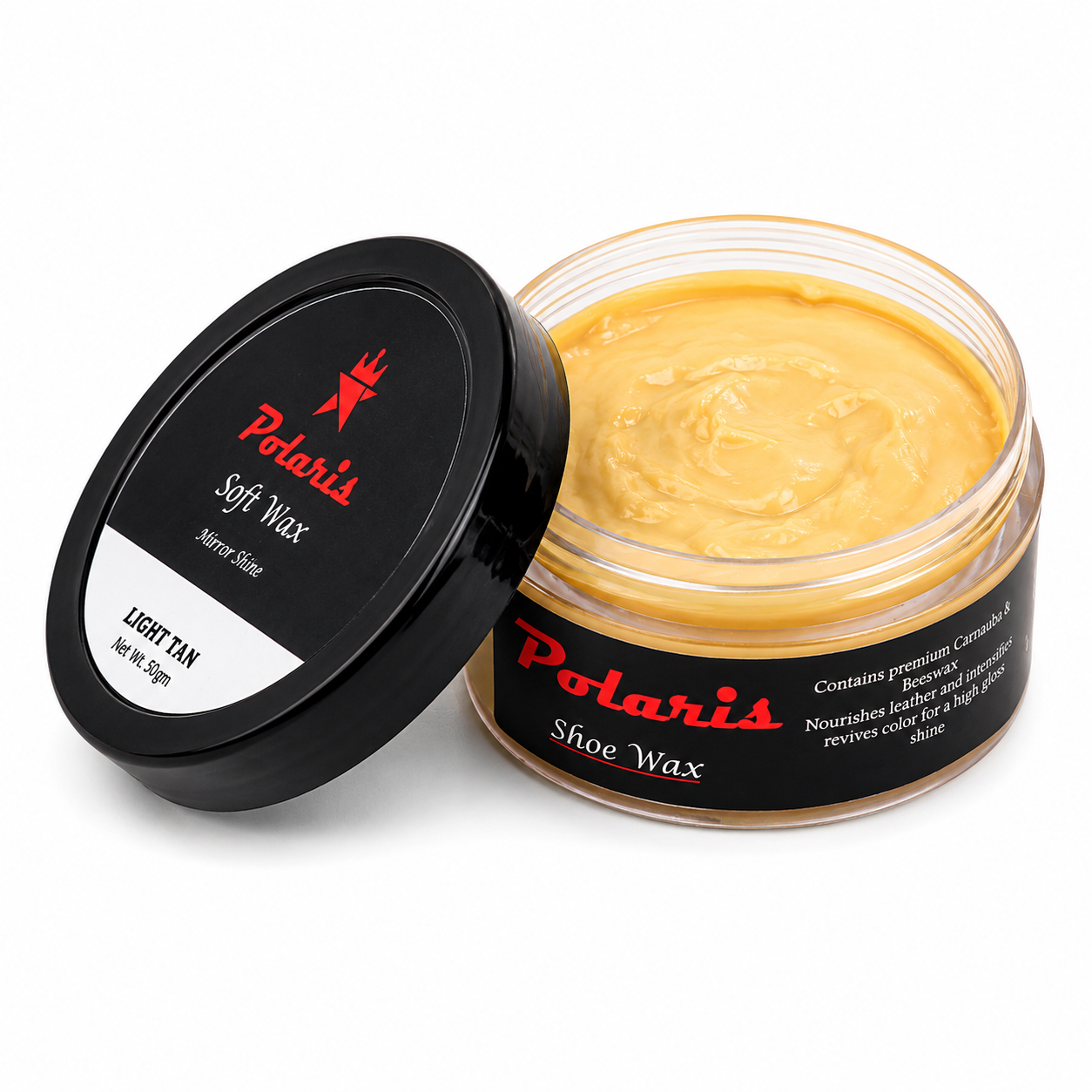 Leather Shoe Polish/Wax - Light Tan (55 gm)