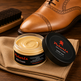 Leather Shoe Polish Cream - Light Tan (60gm) POLARIS