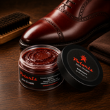 Leather Shoe Polish Cream - Mahogany (60gm) POLARIS