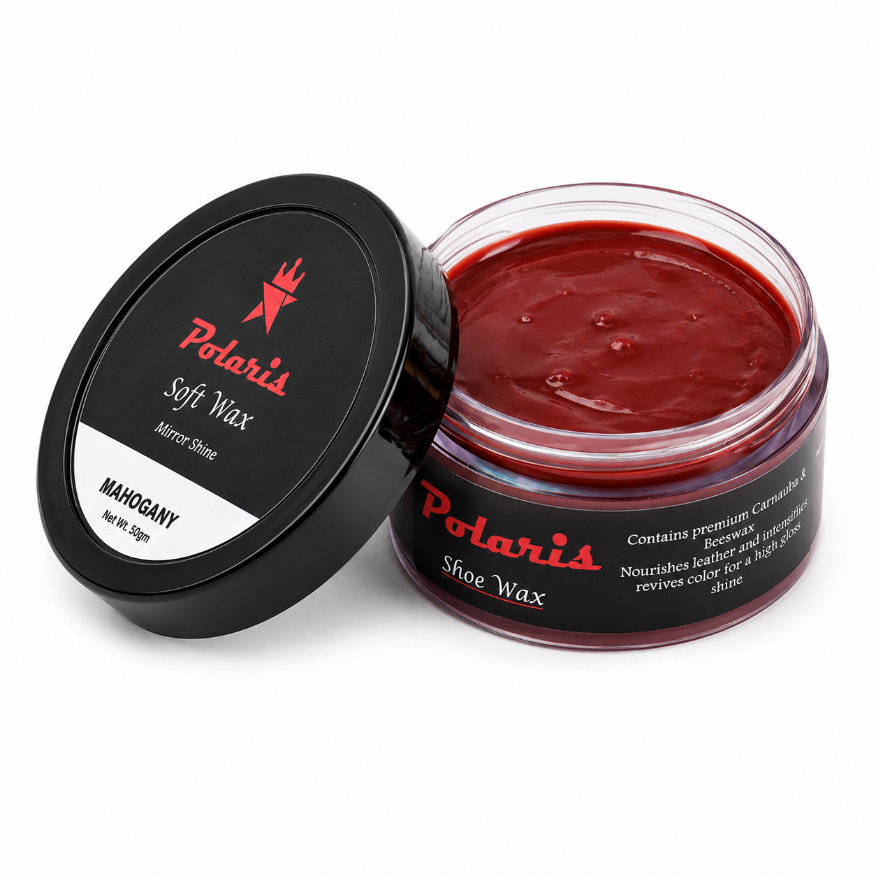 Leather Shoe Polish/Wax - Mahogany (55 gm)