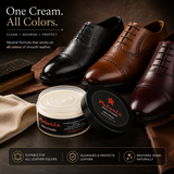 Leather Shoe Polish Cream - Neutral (60gm) POLARIS