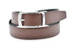 Men's Genuine Leather Reversible Formal Belt Black\Brown-Alce