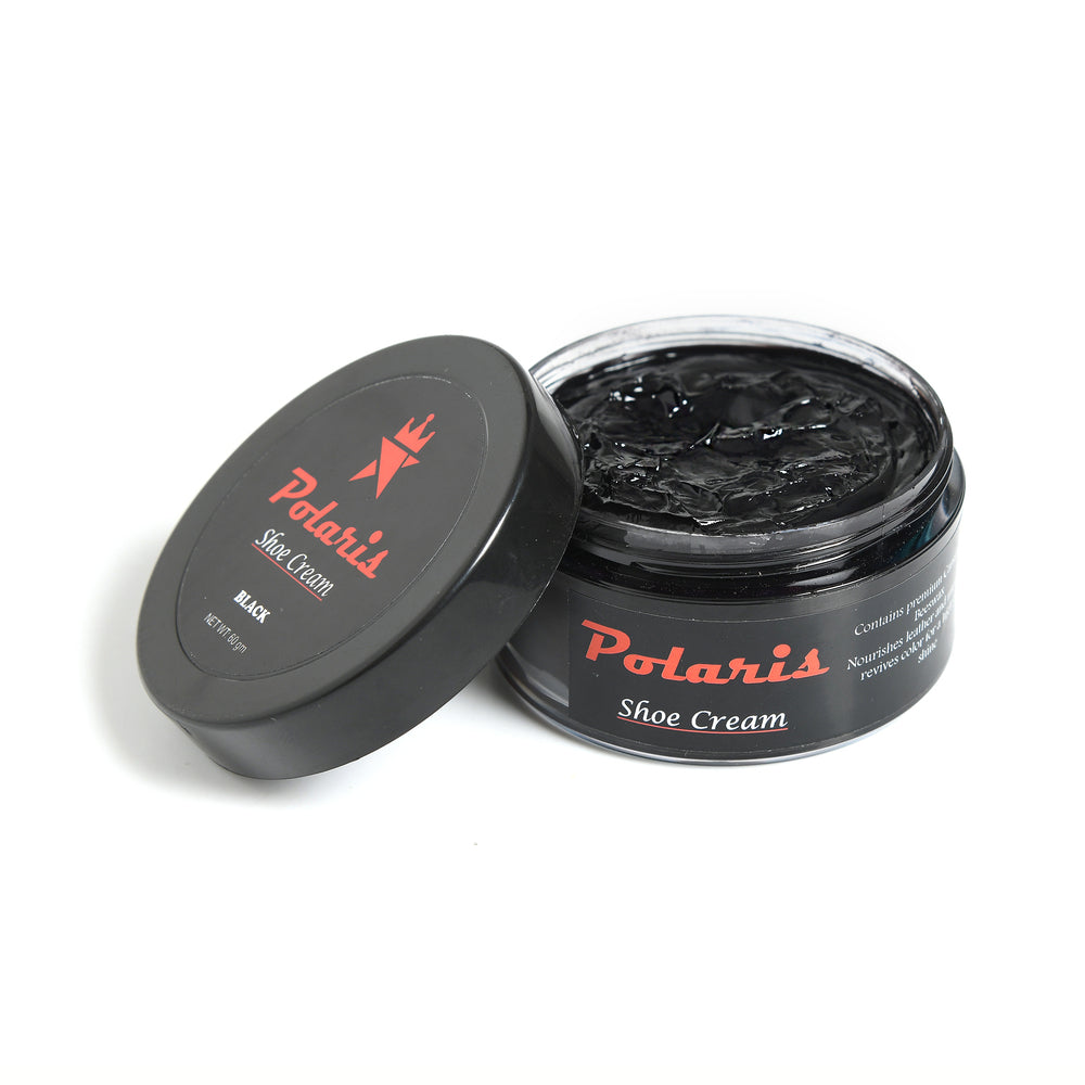 Polaris Premium Black Shoe Polish Cream -60gm