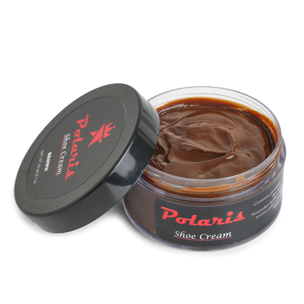 Polaris Premium Shoe Cream Brown-60 gm