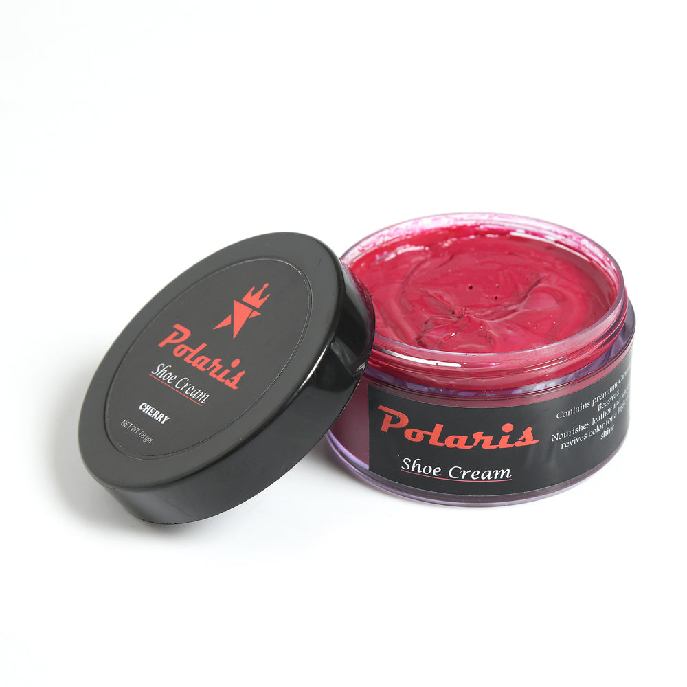 Leather Shoe Polish Cream - Cherry (60gm)