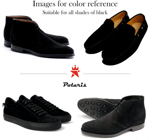 Polaris Suede & Nubuck Shoe Renovator and Color Reviver-Black 100ml