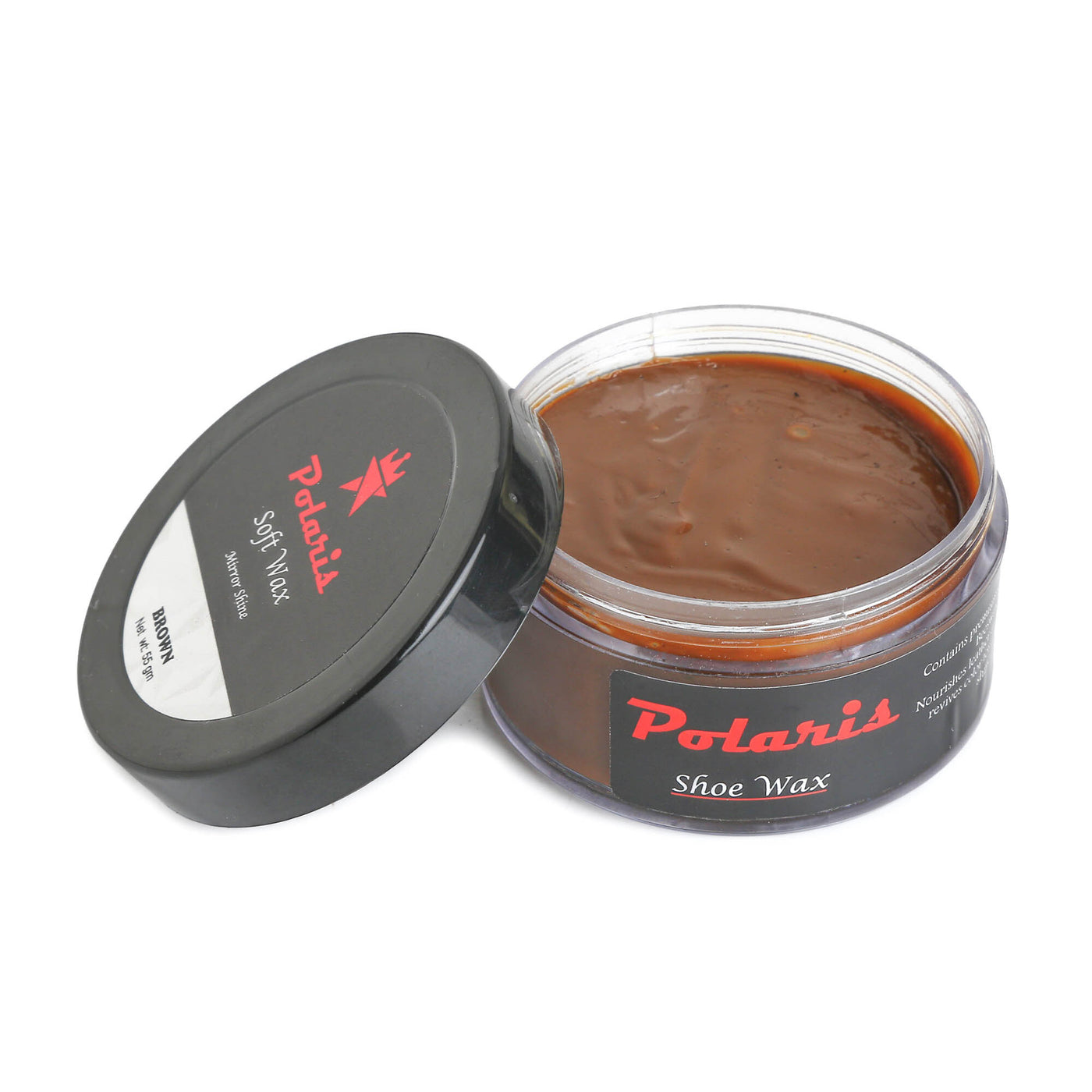 Leather Shoe Polish/Wax - Brown (55 gm)