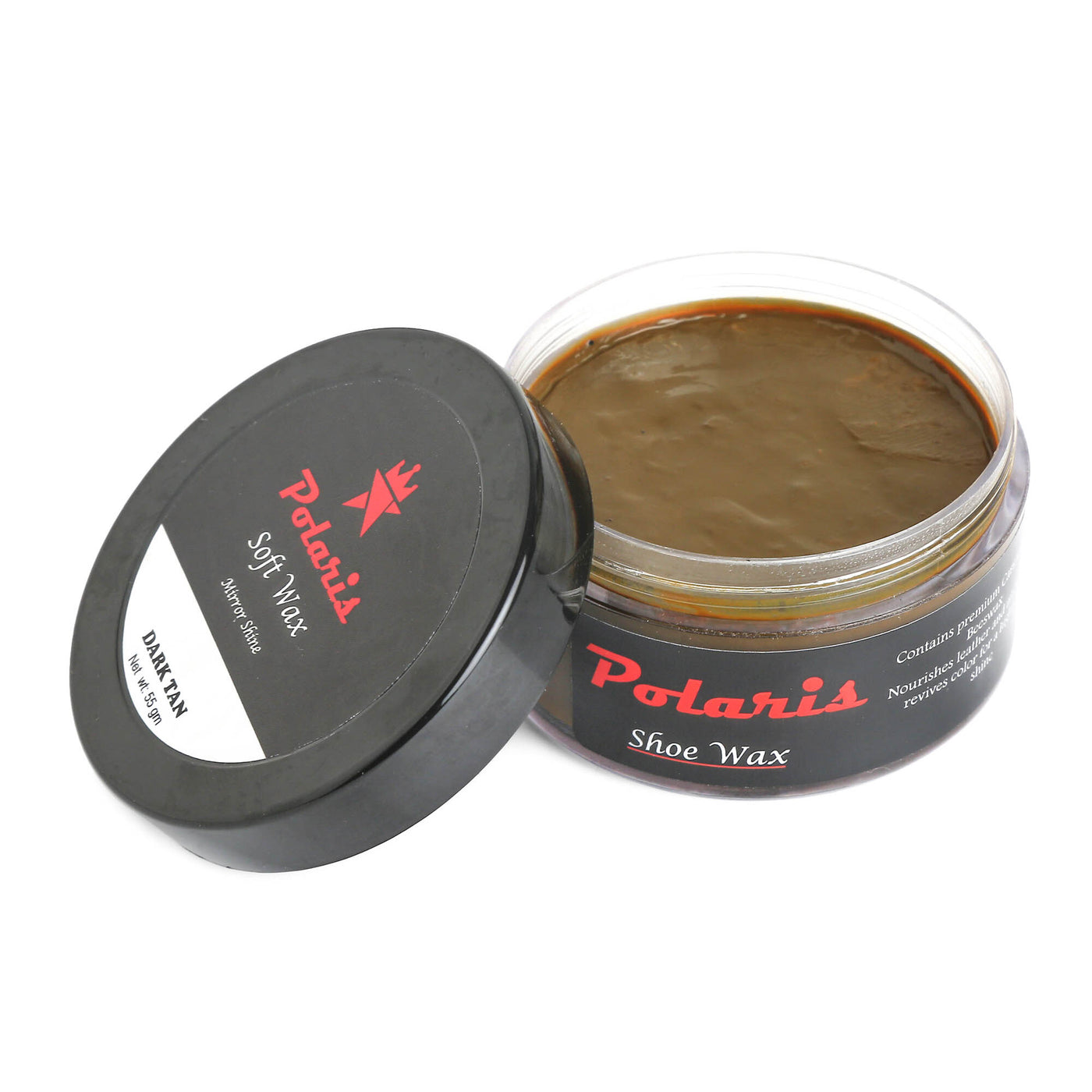 Leather Shoe Polish/Wax - Dark Tan (55 gm)