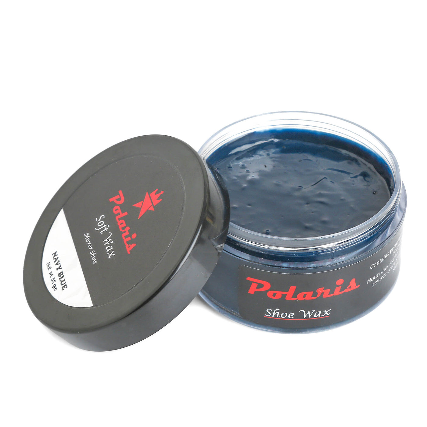 Leather Shoe Polish/Wax - Navy Blue (55 gm)