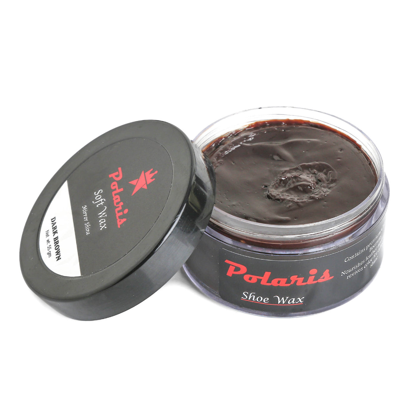 Leather Shoe Polish/Wax - Dark Brown (55 gm)