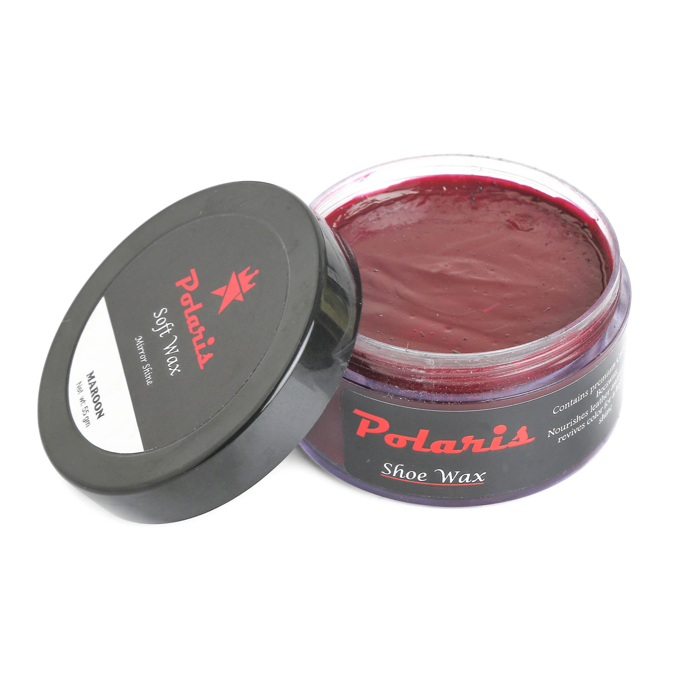 Leather Shoe Polish/Wax - Maroon (55 gm)